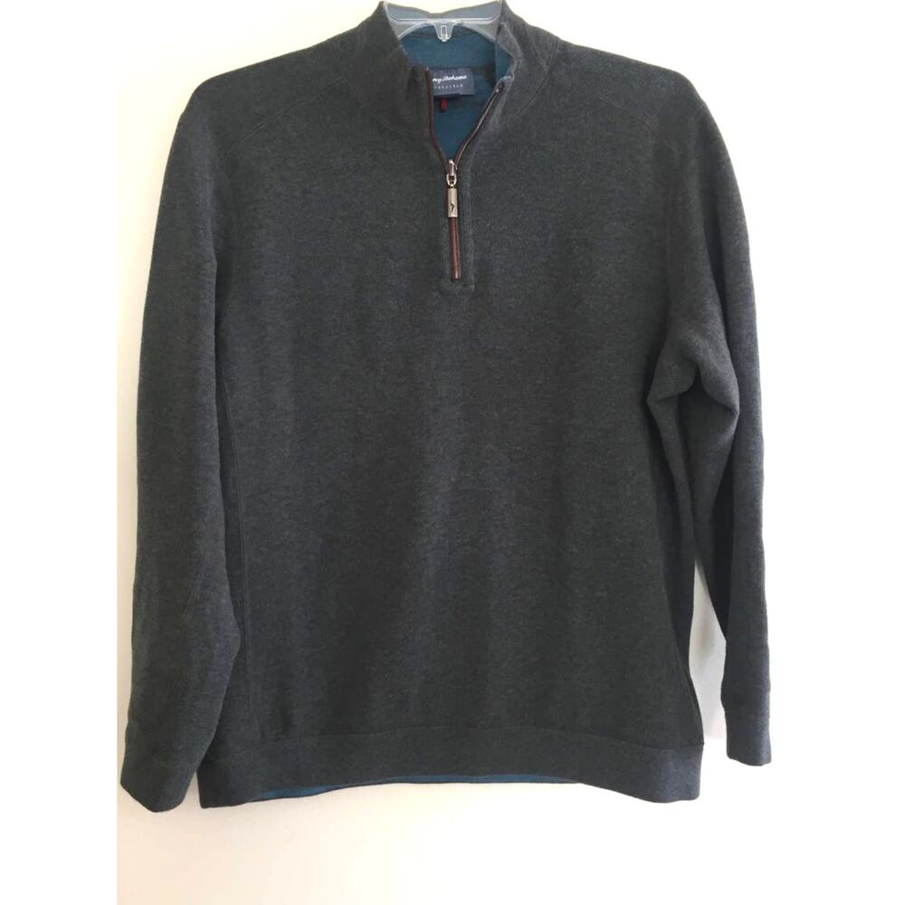 Tommy Bahama Mens Reversible Charcoal Gray‎ Size Large